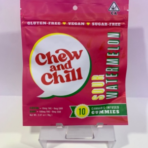 Chew and Chill Sour Watermelon 100mg