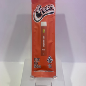 Cream Disposable Fire OG One Gram