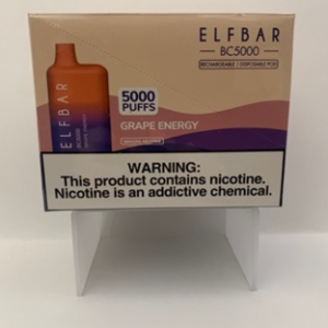 ELFBAR BC5000 Grape Energy