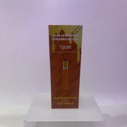 California Premium Oil One Gram Disposable Granddaddy Purp