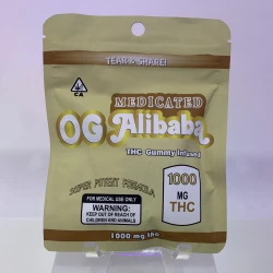 OG Alibaba Beige Gummies 1000mg