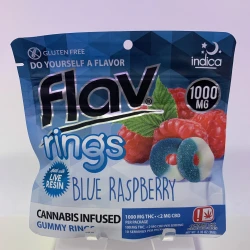 FLAV Rings Blue Raspberry 1000mg