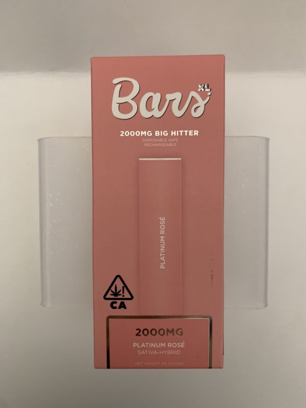 Bars Disposable Platinum Rose