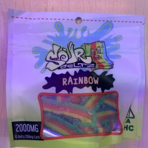 Sour Beltz Rainbow Gummies 2000mg