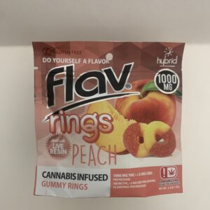 FLAV Rings Peach 1000mg