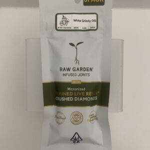 Raw Garden Live Resin Crushed Diamonds White Grizzly OG
