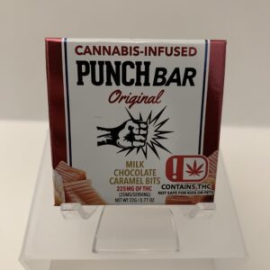 Punch Bar Milk Chocolate Caramel Bits 225mg