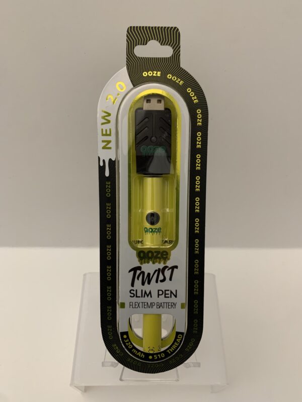 OOZE Twist Slim Pen Yellow