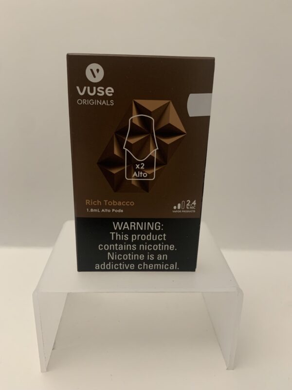 VUSE Alto Pods 2.4% NIC Rich Tobacco