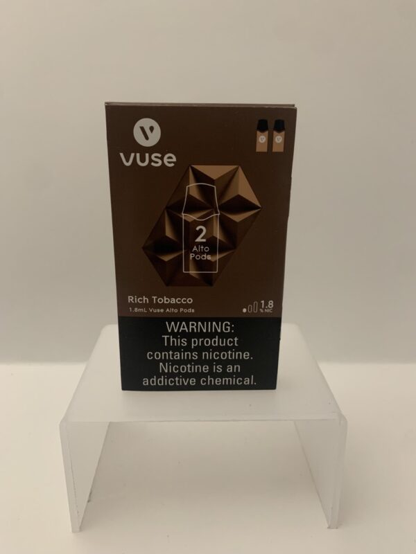 VUSE Alto Pods 1.8% NIC Rich Tobacco