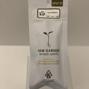 Raw Garden Resin Pre-Rolls 3-Pack Glueberry