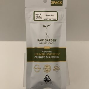 Raw Garden Live Resin Crushed Diamonds Gorilla Gold