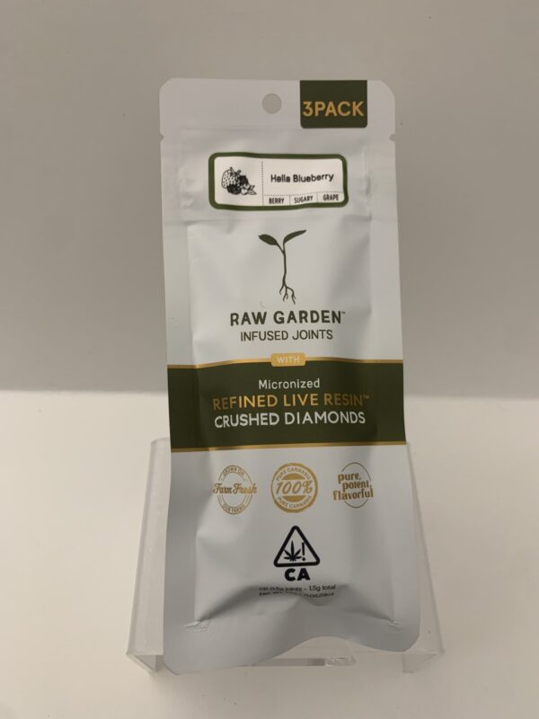 Raw Garden Live Resin Crushed Diamonds Hella Blueberry