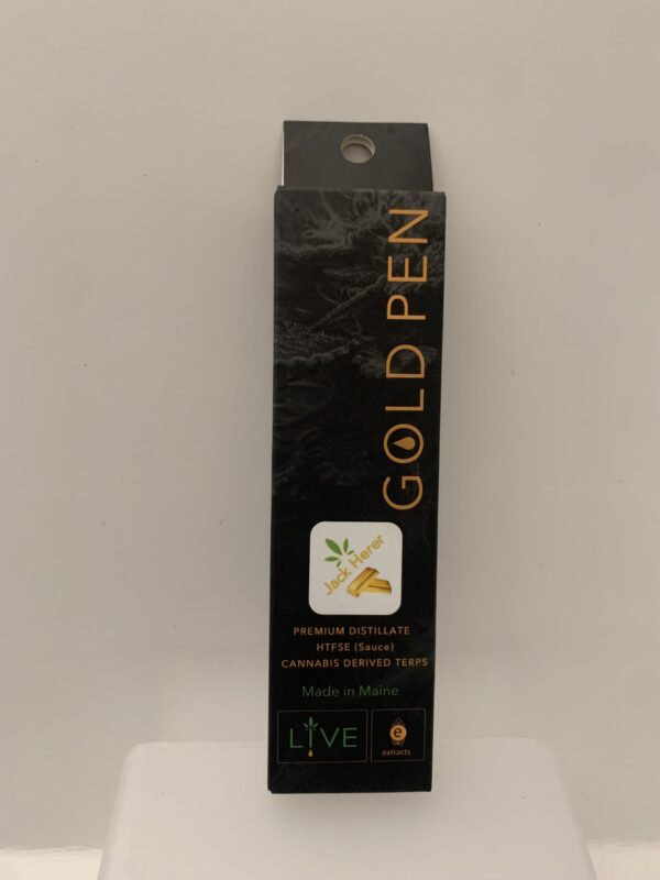 Gold Pen Disposable Jack Herrer