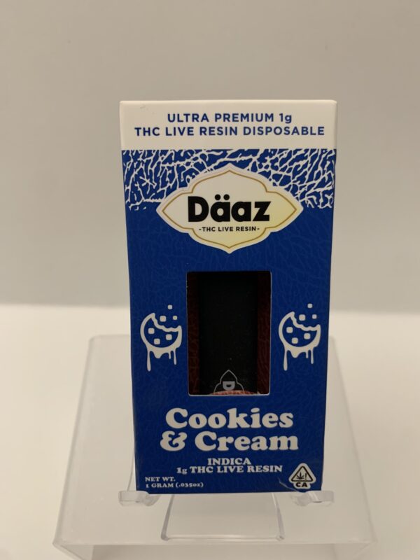Daaz Disposable Cookies and Cream