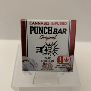 Punch Bar Dark Chocolate Sea Salt 225mg