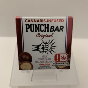 Punch Bar Milk Chocolate Malted Crunch 225mg