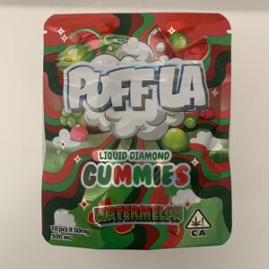PUFF LA Watermelon Gummies 500mg