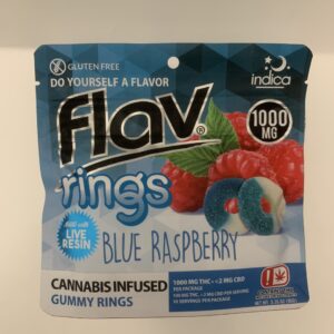 FLAV Rings Blue Raspberry 1000mg - (Duplicate Imported from WooCommerce)