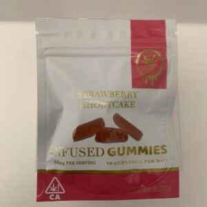 California Honey Strawberry Shortcake Gummies 500mg